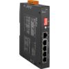5-Port Real-time Redundant Ring Switch with metal case (+12 ~ +48 VDC, non-isolation)ICP DAS